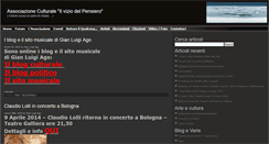 Desktop Screenshot of ilviziodelpensiero.it